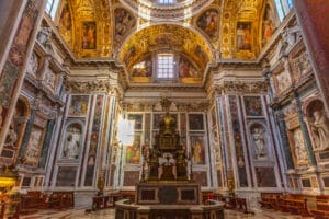 Altar of Sistine Chapel and Oratory of the Nativity