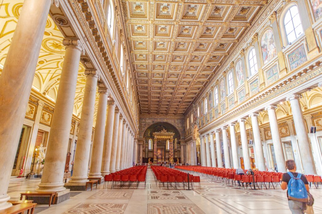 Inside Santa Maria Maggiore