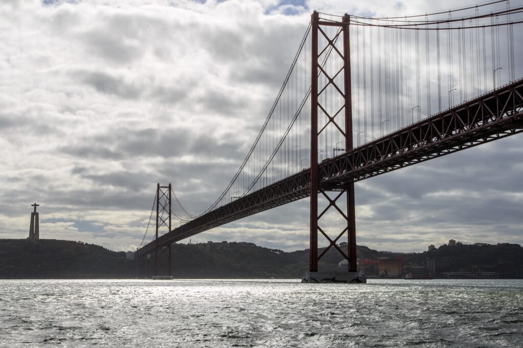 Ponte 25 de Abril Bridge in Lisbon