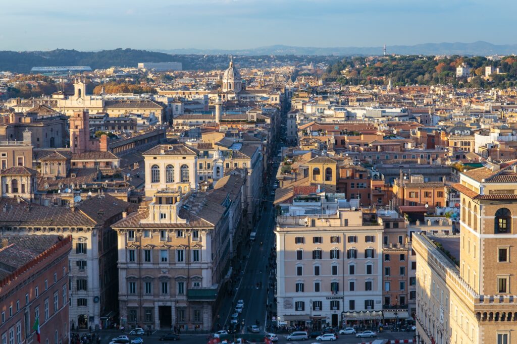 Rome from Altare della Patria