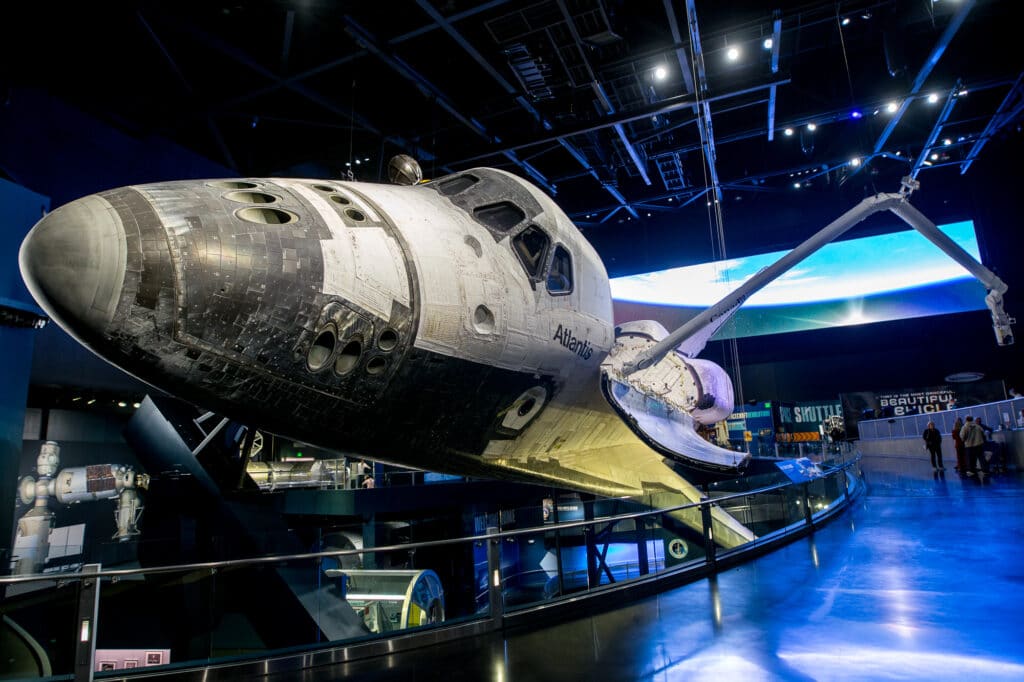 Space Shuttle Atlantis Exhibit at Kennedy Space Center Visitors Center