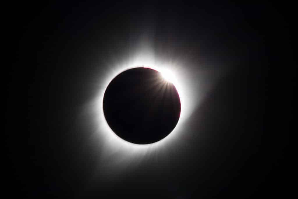 Diamond Ring as we left totality