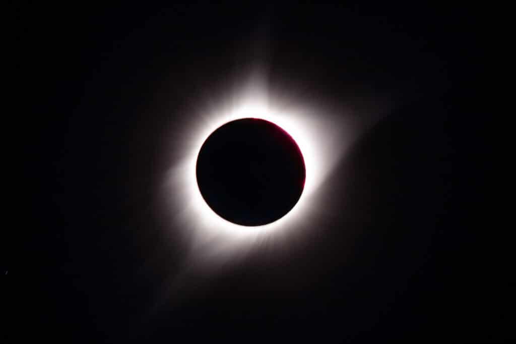 Total Eclipse August 21, 2017 Great American Eclipse of 2017 on August 21, 2017. Captured near the town of Arnold, NE