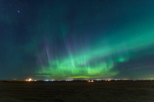 Auroras over Alberta Canada