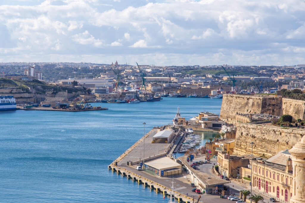 Overlooking Valletta