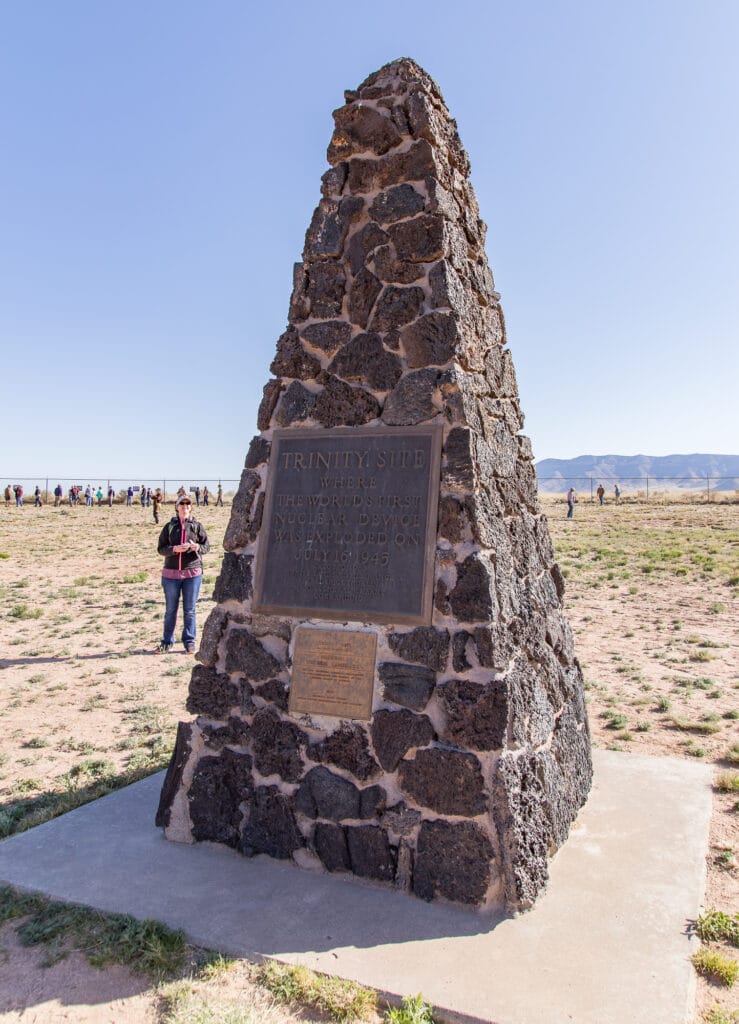 Trinity Site where the world's first nuclear device was exploded on July 16, 1945.