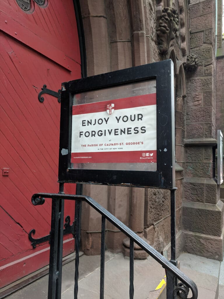 Enjoy your forgiveness