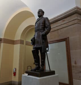 Robert E Lee Statue from the State of Virginia in the US Capitol
