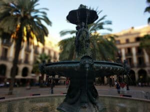 Plaça Reial Fountain