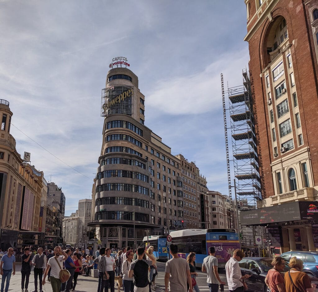 Schweppes Building in Madrid, Spain