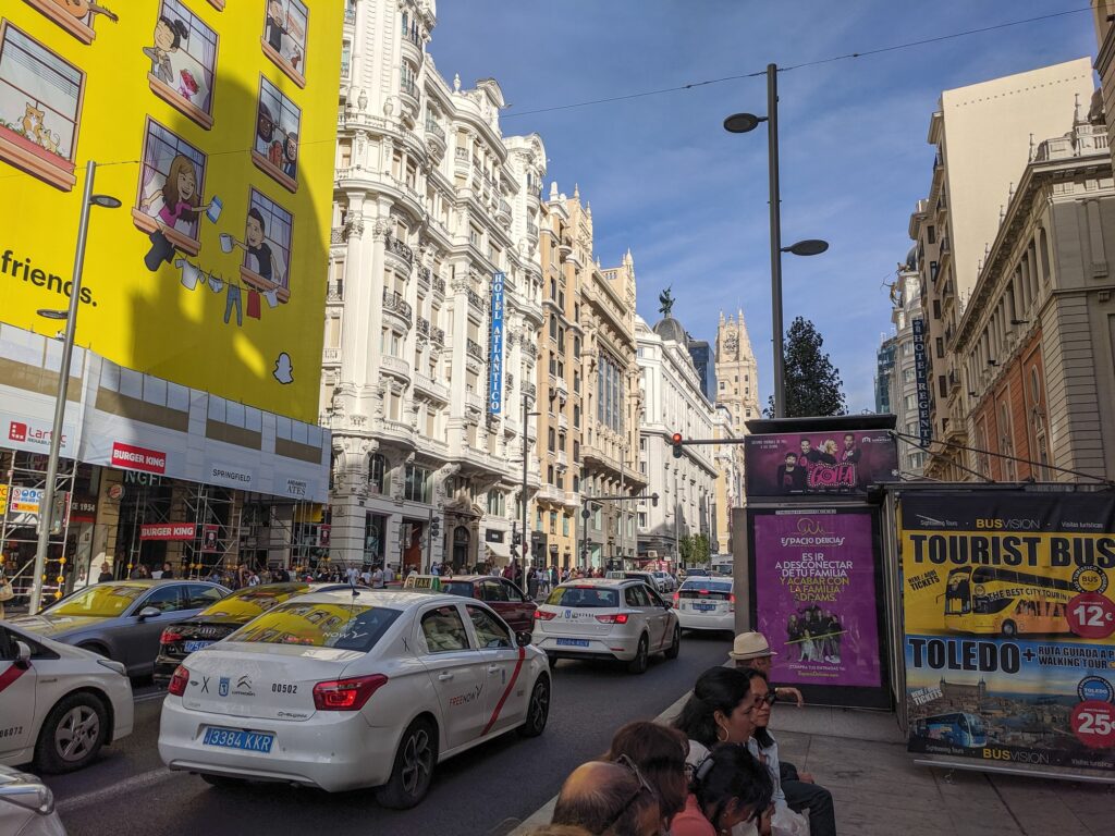 Traffic in Madrid