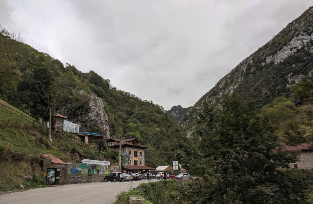Small town in the Picos de Europa mountains