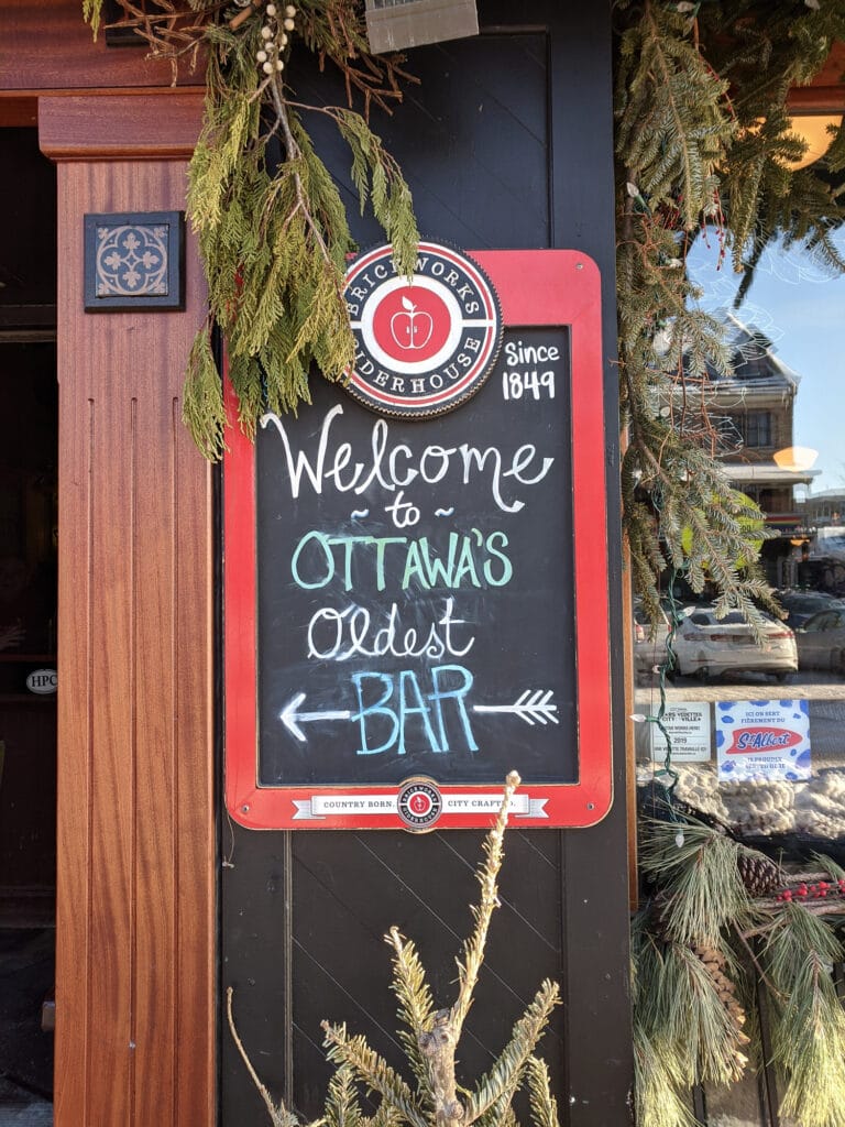 Welcome to Ottawa's Oldest Bar