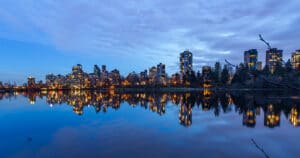 Vancouver Skyline at Dusk