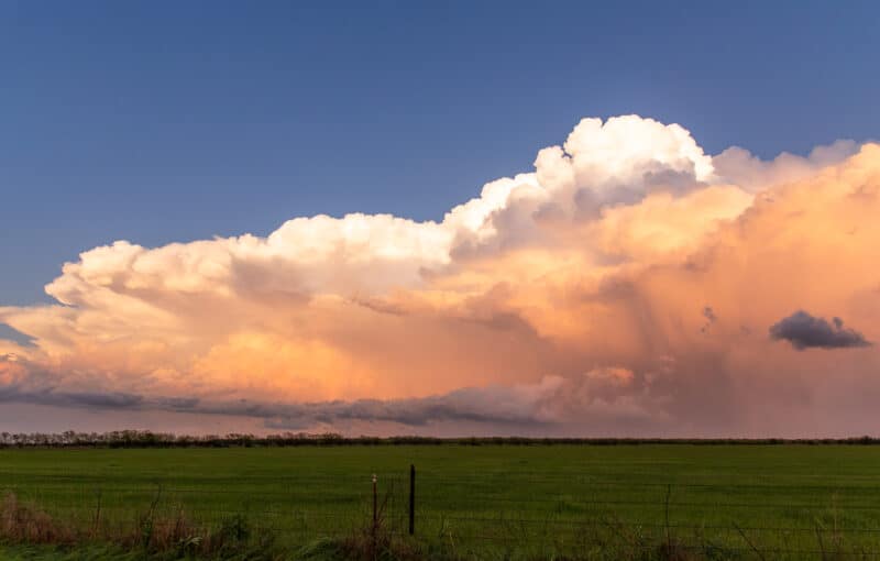Supercell near the town of Albany, TX on April 11, 2020