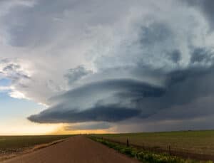 LP Supercell structure near Liberal, KS