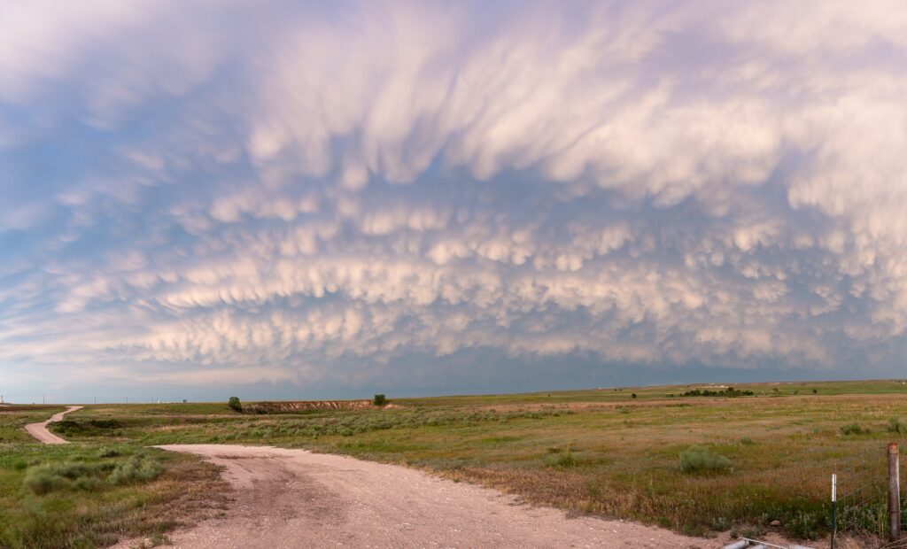 Mammatus at Sunset in the Texas Panhandle