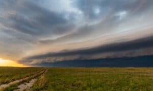 Shelf Cloud south of Laverne, Oklahoma