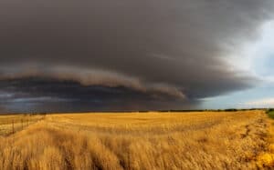 Shelf Cloud in Arnett, Oklahoma