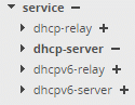 dhcp services settings in Ubiquiti EdgeMax