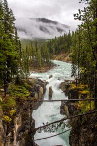 Athabasca Falls in Jasper National Park