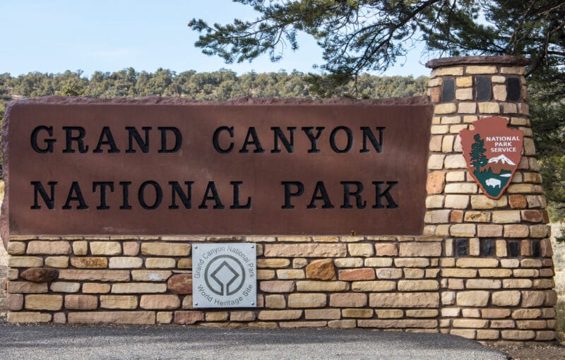 Grand Canyon National Park at the Grand Canyon South Rim.