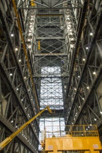 Inside the VAB (Vehicle Assembly Building)