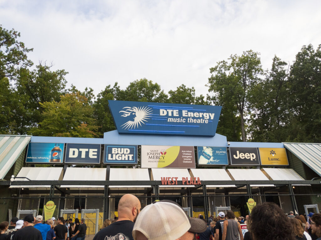 DTE Energy Music Theater Entrance