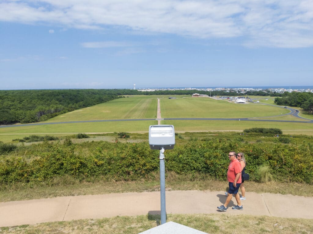Wright Brothers first flight site.