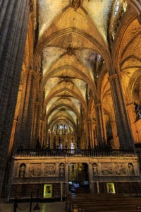 Inside Catedral de Barcelona