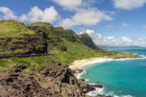 Makapuu Lookout Beautiful Hawaiian landscape