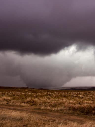 Pampa Texas Tornado oWedge Tornado northeast of Pampa, Texas on November 16, 2015n November 16, 2015. This image was a long exposure during a strike of lightning