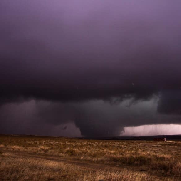 Tornado northeast of Pampa, TX on November 16, 2015