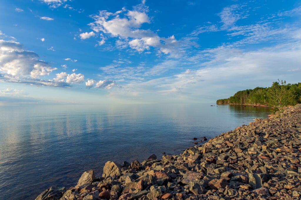Shores of Lake Superior near Ontonagon, michigan