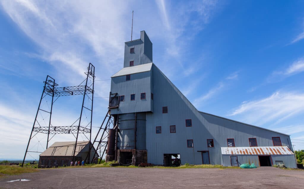 The Quincy Mine near Hancock, Michigan