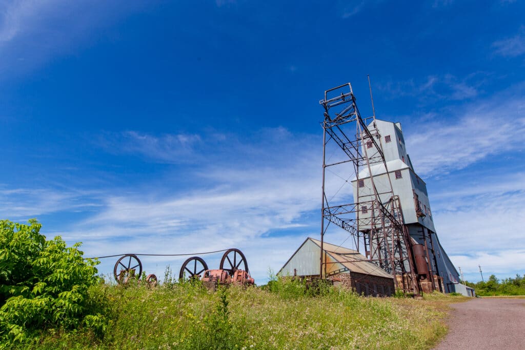 Quincy Copper mine in Hancock, Michigan