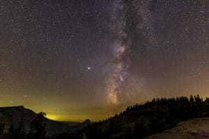 Night skies over Yosemite