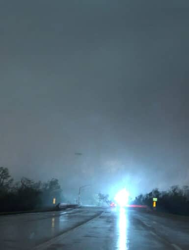 Powerflash during Seminole Oklahoma Tornado on May 4, 2022