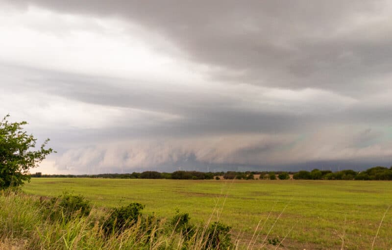 Shelf Cloud near Brownwood, Texas