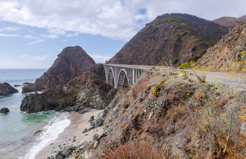 Big Creek Bridge on the Pacific Coast Highway