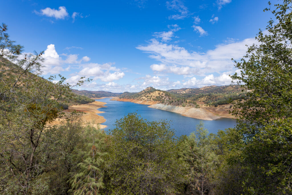 Vista Point to overlook Wood Creek on the highway to Yosemite (120)