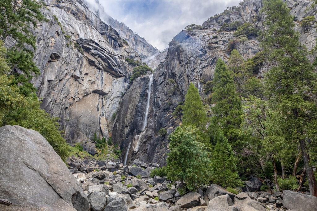 Yosemite Falls active after some rains in September 2022