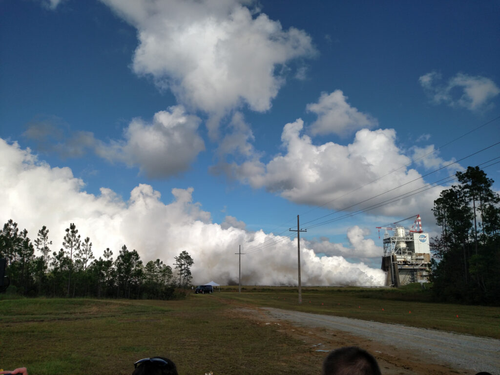 Rocket Engine Test at Stennis Space Center