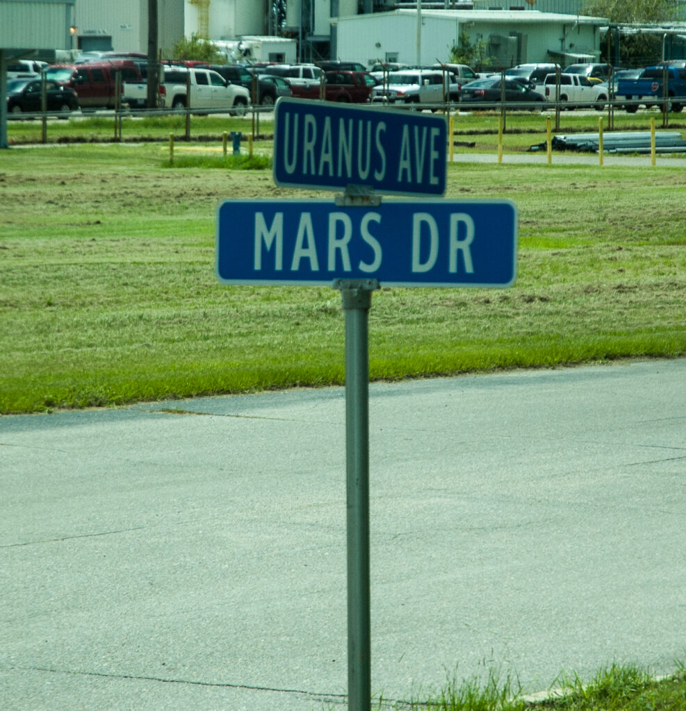 Uranus Ave and Mars Dr