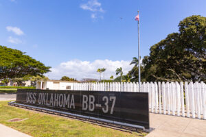 USS Oklahoma Memorial at Pearl Harbor
