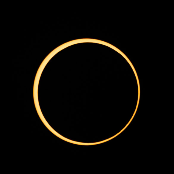 Annular Solar Eclipse on October 14, 2023 from Boerne, TX