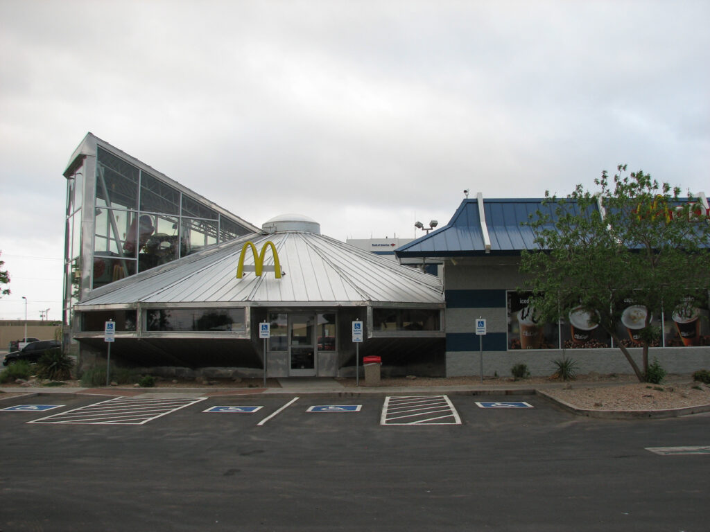 UFO Theme McDonalds in Roswell New Mexico
