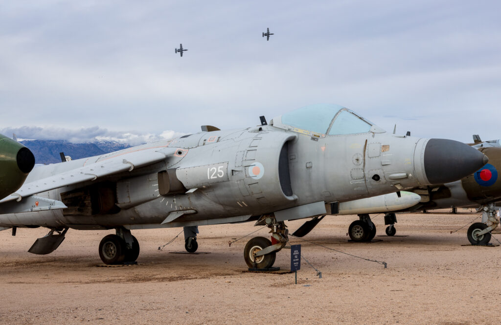 A-10s fly over FA2 at Pima Air & Space Museum