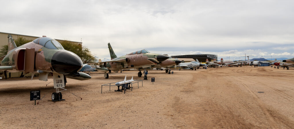 Row of Fighter Jets