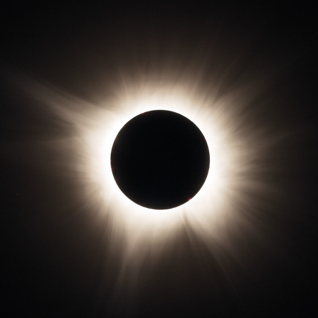Corona around Total Eclipse
